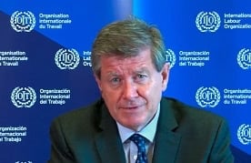 Guy Ryder, ILO Director-Secretary, in May 2020 Al Jazeera interview